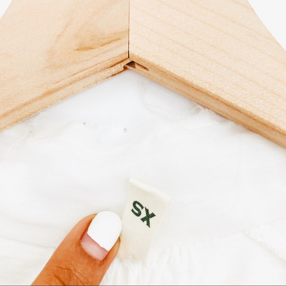 Anthropologie Tiny Embroidered Button Down Henley - Picture 5 of 8